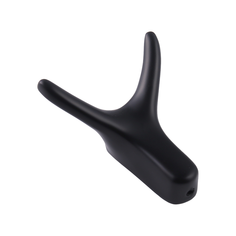 7709 Ox Horn Creative Zinc Alloy Punched Entrance Clothing Hook