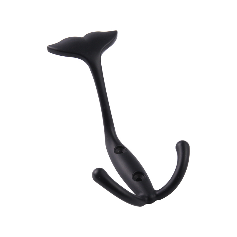 Y109 Fishtail Zinc Alloy Double Hook Croat dan Hat Hook