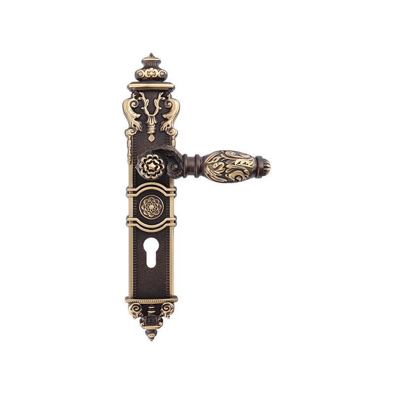 612-509 Kunci Pintu Panel Panjang Mewah Retro Prancis