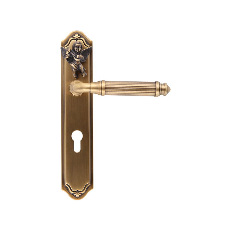 512-315 Angel Retro Pure Copper Pure Prancis Lock Door Silent Lock