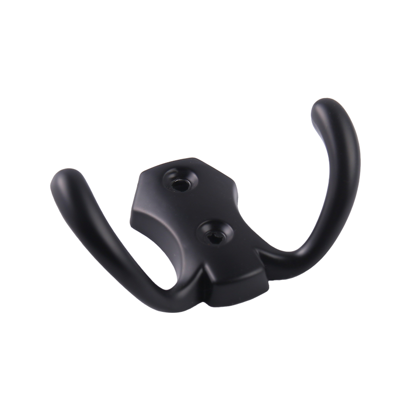 7713 Dapur dan dinding kamar mandi dipasang aluminium double hook tiga kait kait kait