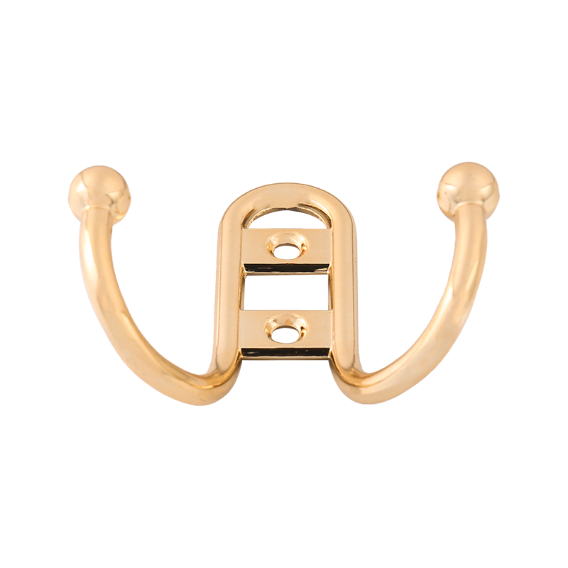 7779 Gold Bright Bright Chrome Double Hook Hook Hook