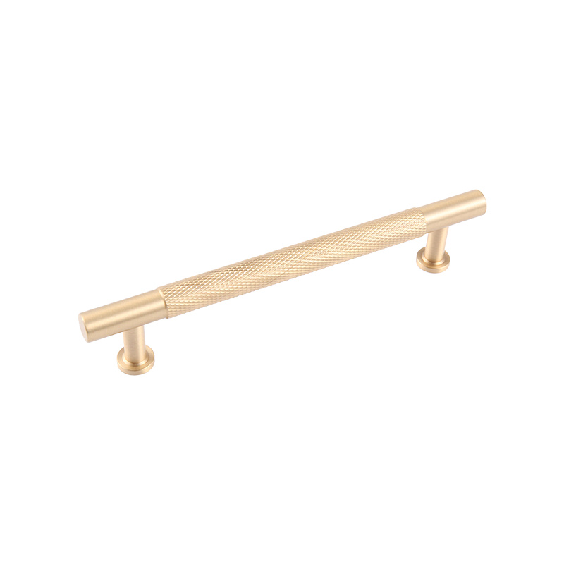 9591 Nordic Simple Light Luxury All Copper Kabinet Pegangan Panjang