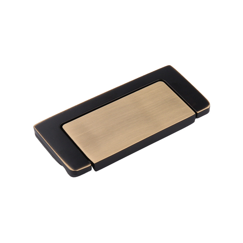 8319 All-Copper Simple Simple Simple-Mounted Flip-Top Laci Laci Pintu Kabinet Pegangan Kecil